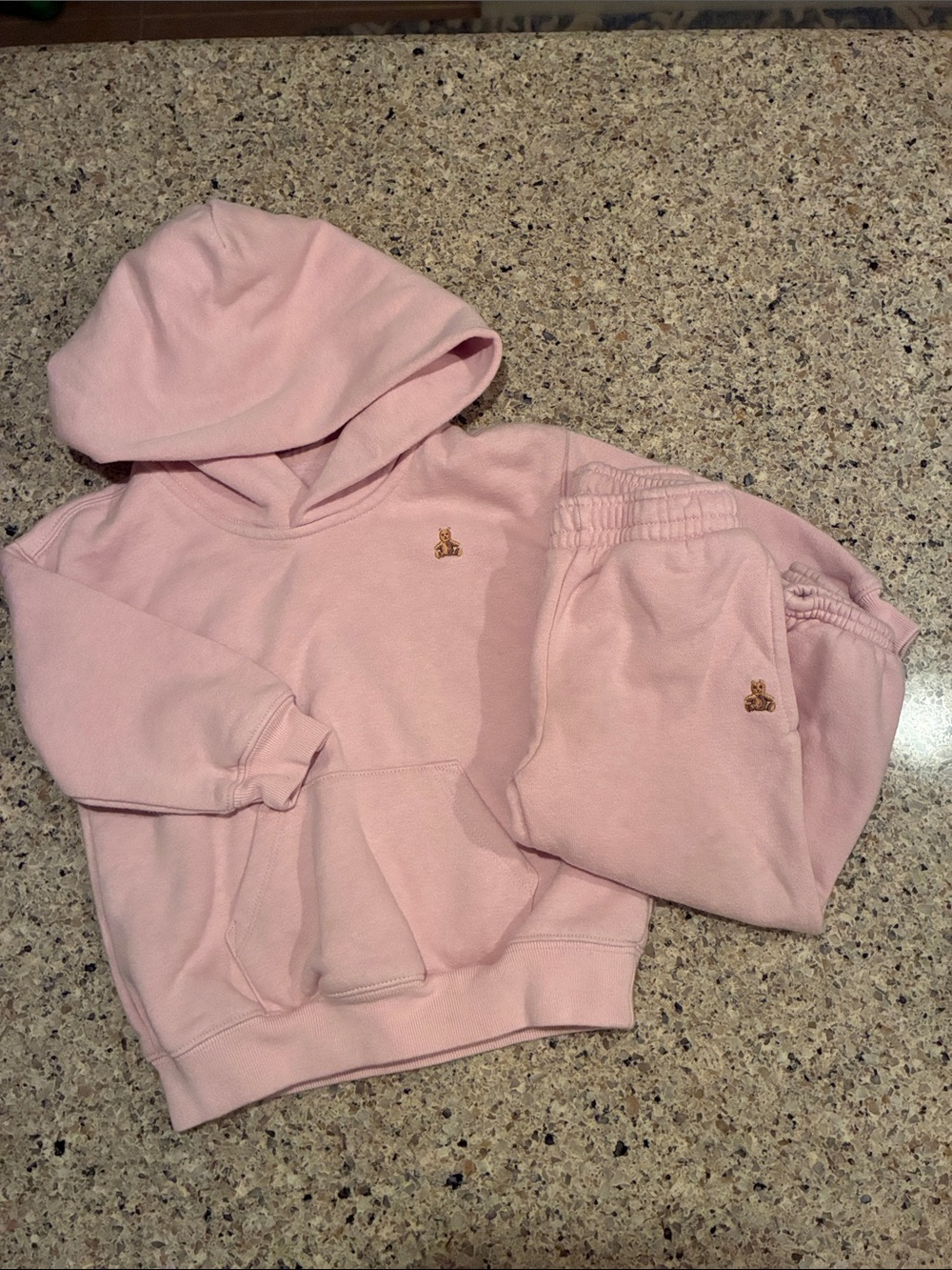 GAP 18-24 mos Light Pink Kids Hoodie and Sweatpants Set